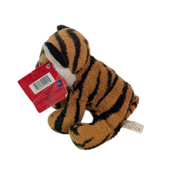 Russ Berrie Luv Pets Thor Tiger Plush Terry Bean Bag Toy 5" with Tag - Picture 4 of 8